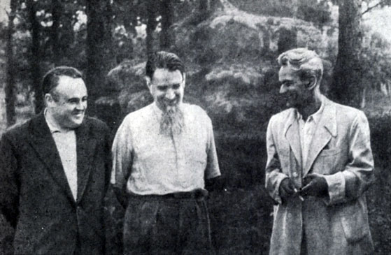 Три 'К' (С. П. Королев, И. В. Курчатов, М. В. Келдыш), 1959 г.