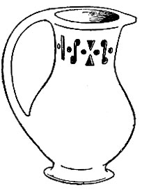 Рис.62. Обманчивый кувшин конца XVIII века